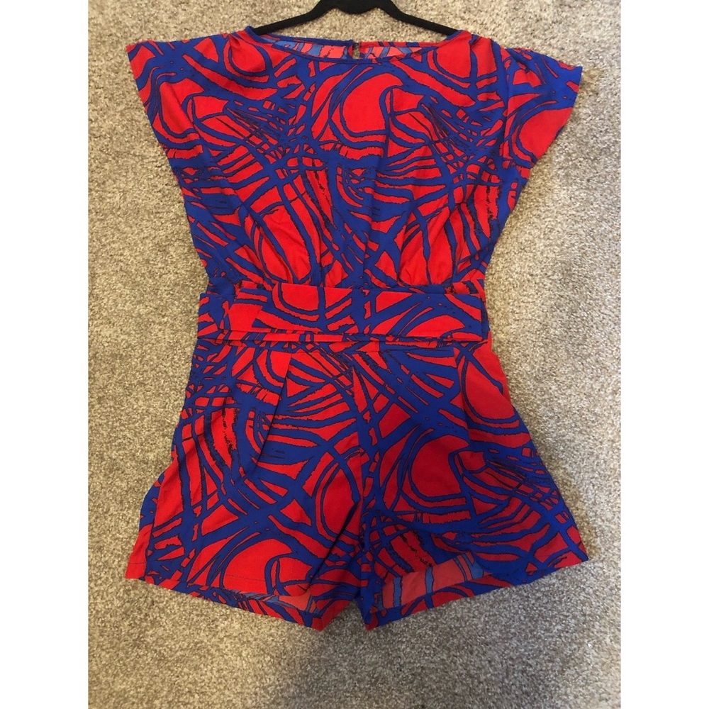 Red/Blue sexy Romper